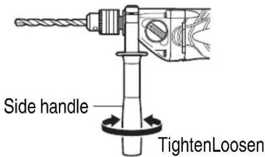 Side handle TightenLoosen
