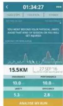 01:34:27 SETTLE SELL CHANGE YOU ARE TO BEVER YOUR PHYSICAL LIMITS. AVOID THAT KIND OR SESSION OR YOU WILL GET INJURED 15.5KM 27 SEP '16 EARNINGS 10.0 EARNINGS 10.0 MINTY 5.3 EARNINGS 2.8 ANALYSE MY RUN