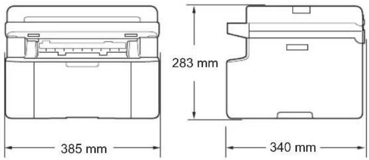 BROTHER DCP-1612WE - DCP-1610W(E), DCP-1612W és MFC-1910W(E) esetén - 2