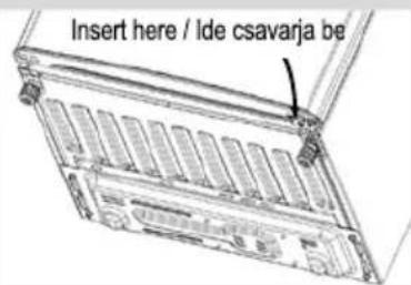 Insert here / Ide csavarja be