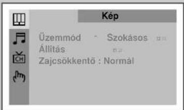 Kép Üzemmód - Szokásos Állítás Zajcsökkentő : Normal