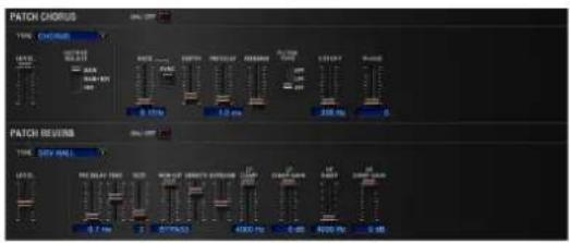 ROLAND SRX PIANO I - コーラスとリバーブの設定(CHORUS + REVERB) - 1