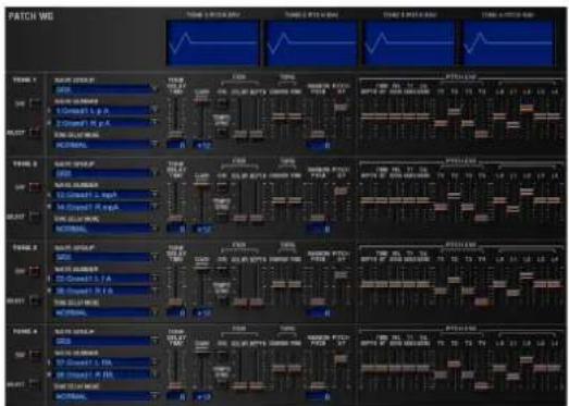 ROLAND SRX PIANO I - PATCH WG - 1
