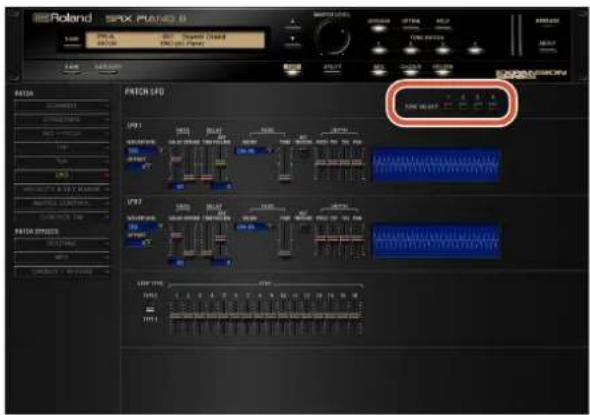 ROLAND SRX PIANO II - TONE SWITCH/SELECT - 1