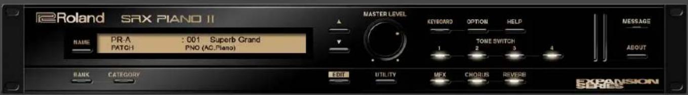 ROLAND SRX PIANO II - SRX PIANO II Software Synthesizer 取扱説明書 - 1