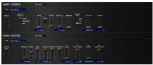 ROLAND SRX PIANO II - コーラスとリバーブの設定(CHORUS + REVERB) - 1