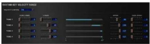 RHYTHM KEY VELOCITY RANGE INQUIDUAL VOLUME: 0.0 TONE 1 TONE 2 TONE 3 TONE 4 LINE LIME LINE OFFICE FACE (HEAD) 0.0 0.0 0.0 0.0 0.0 0.0 0.0 0.0 0.0 0.0 0.0 0.0 0.0 0.0 0.0 0.0 0.0 0.0 0.0 0.0 0.0 0.0 0.0 0.0 0.0 0.0