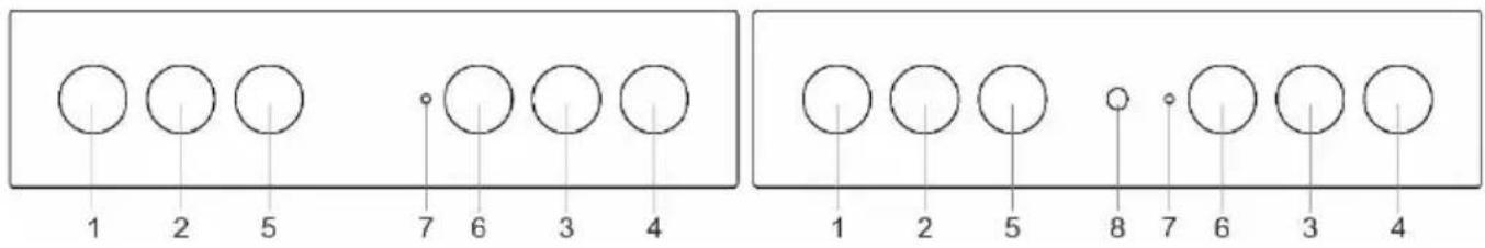 1 2 5 7 6 3 4 1 2 5 8 7 6 3 4