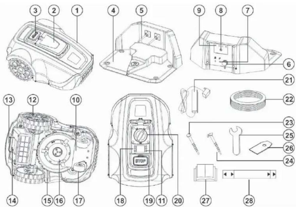 Fieldmann FZRR 5950-A - LISTA CZĘŚCI - 1