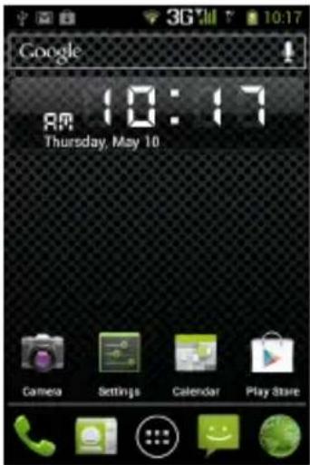 Google 10:17 Thursday, May 10 Camera Settings Calendar Play Store