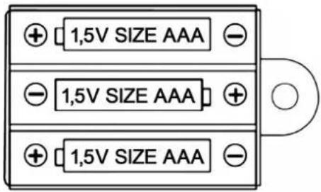 1,5V SIZE AAA 1,5V SIZE AAA 1,5V SIZE AAA