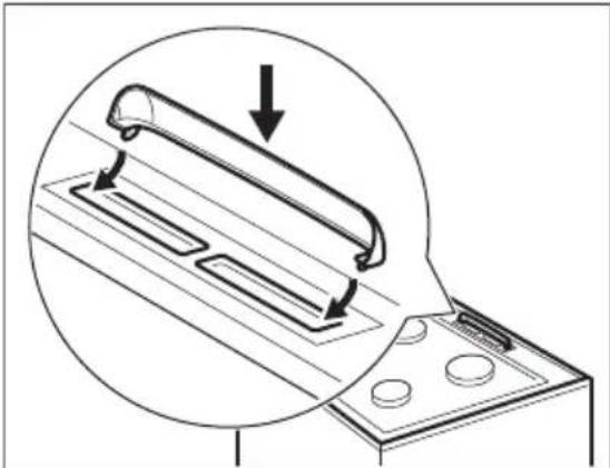 ELECTROLUX LKK560011X - A gözkivezetés fedelének felszerelése - 1