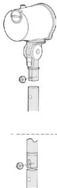 Heinner HSF-M50WH - Montarea piciorului - 1