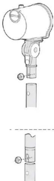 Technical line drawing of a mechanical device with multiple views (top and side), no text or symbols present.