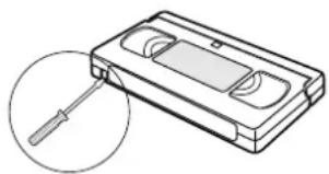 SAMSUNG SV-DVD240 - Защита видеокассеты с записью - 1