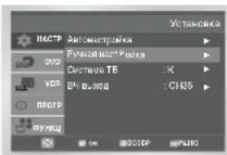 SAMSUNG SV-DVD641 - Изменение таблицы настроенных станций - 1