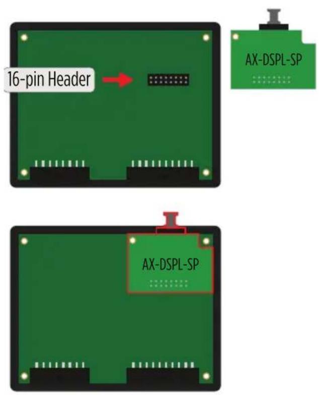 16-pin Header AX-DSPL-SP AX-DSPL-SP