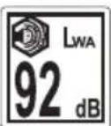 Tryton TJE100 - EXPLICATIA PICTOGRAMELOR AMPLASATE PE APARAT: - 5