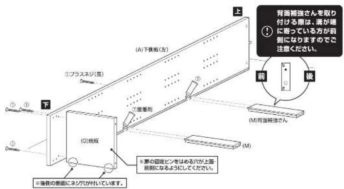 Yamazen CSC-2030 - 組み立て方法 - 10
