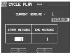 CYCLE PLAY 2018 1 CURRENT MEASURE : 1 CYCLEON START MEASURE END MEASURE 1 1
