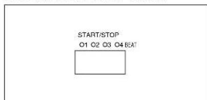 START/STOP O1 O2 O3 O4 BEAT