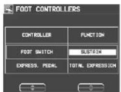 FOOT CONTROLLERS CONTROLLER FUNCTION FOOT SWITCH SLASTAIN EXPRESS, PEDAL TOTAL EXPRESSION