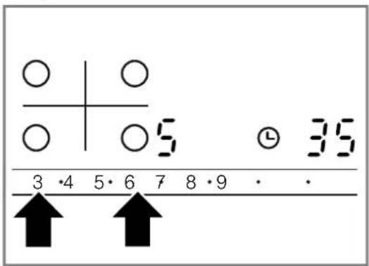 3·4 5·6 7 8·9 · · ↑ ↑