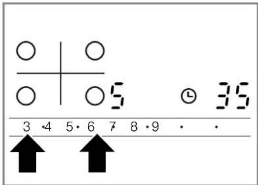 ○ | ○ ○ | ○ 5 3 4 5 6 7 8 9 . . . ↑ ↑