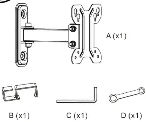 A (x1) B (x1) C (x1) D (x1)