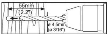 GoGen DRZAKTILTM - 1A. MONTAZ NA ŚCIANKACH O KONSTRUKCJI DREWNIANEJ FOR WOOD STUD WALL MOUNTING - 5