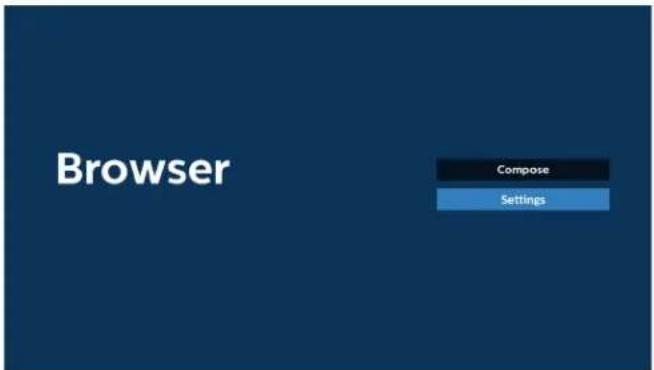 PHILIPS 75BDL3650Q - 「Settings (設定)」を押し、次のページに入ります。 - 1
