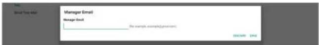 Manager Email Manager Desk (The example, example@guest.com) 2013/05 2014