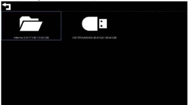 Internal (10.17 GB/10.54 GB) USB TP5/ANEXK (8:41 GB/28.64 GB)