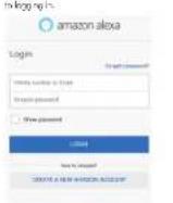 V-TAC VT-3620 - ALEXA SETTINGS - 1