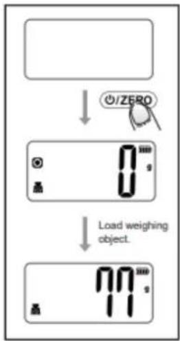 Heinner HKS-BK5USB - Weighing mode - 1
