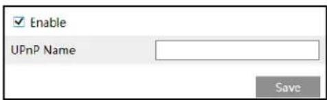 Enable UPnP Name Save