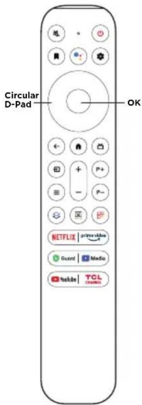 TCL 75C739 - Exkluzív távirányító - 1