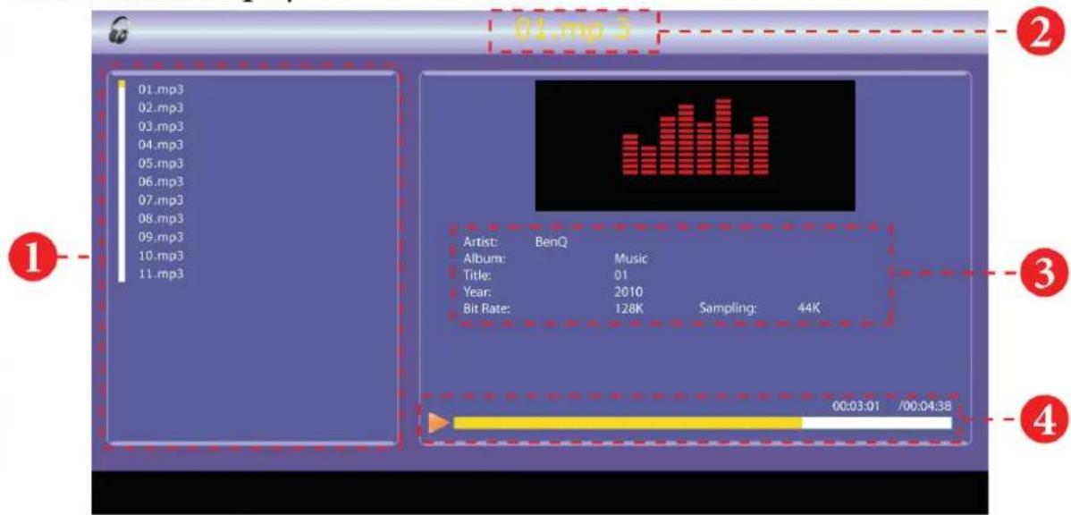 BENQ ML2241 - Play as Background Music - 1