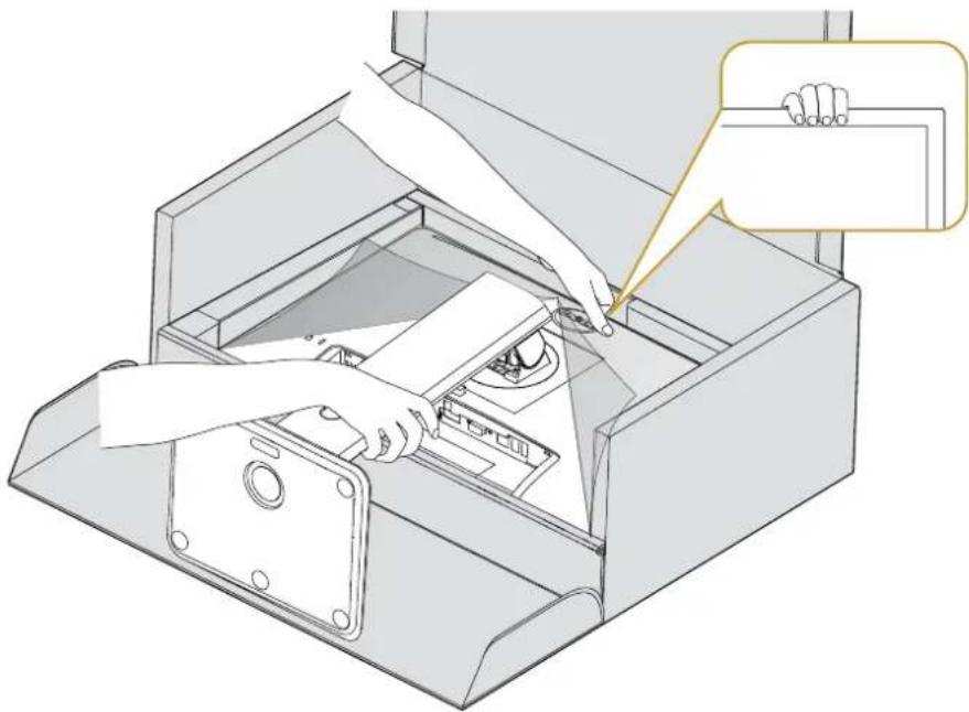 DELL P2016H - Attaching the Stand - 5