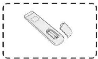 VIEWSONIC SWB7051 - Inserting Remote Control Batteries - 2
