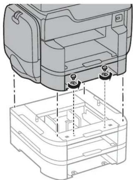 EPSON WorkForce Pro WF-C869 - Moving the Printer While the Optional Paper Cassette Units are Attached - 2