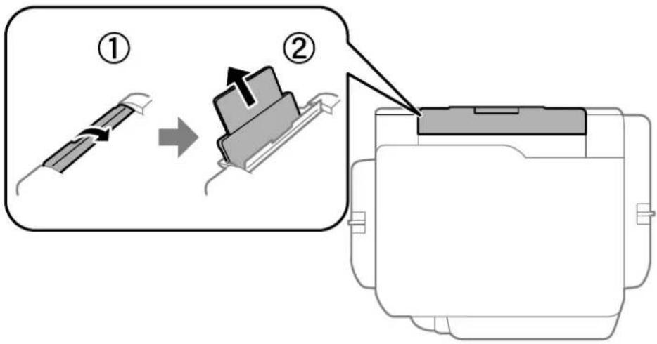 EPSON WorkForce Pro WF-C869 - Loading Paper in the Rear Paper Feed - 1