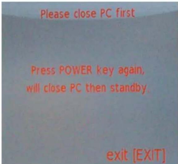 VIEWSONIC CDE7051 - Turning off the display: - 1