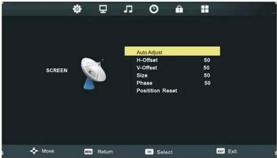 VIEWSONIC CDE7051 - Screen Menu - 1