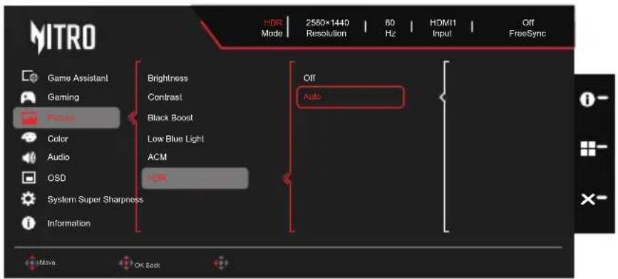 ACER VG240YUM - HDR - 2