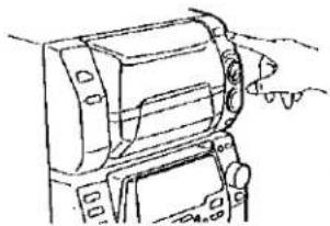 PANASONIC SC-AK70 - Hogyan helyezze be a CD-ket - 1