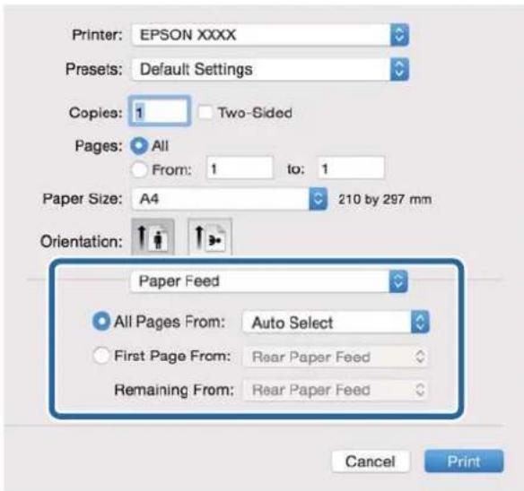 EPSON WF-6590DWF - Printing Using a PostScript Printer Driver - Mac OS X - 2