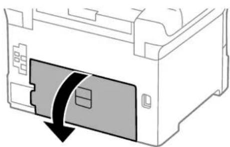 EPSON WF-6590DWF - Removing Jammed Paper from Rear Cover 1 (D1) and Rear Cover 2 (D2) - 1