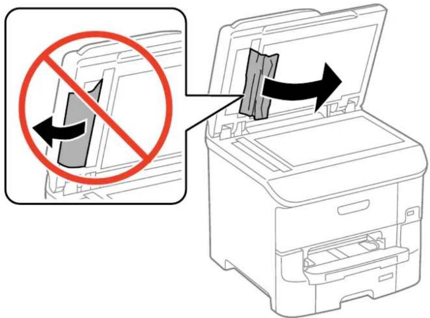 EPSON WF-6590DWF - Remove the jammed paper. - 1