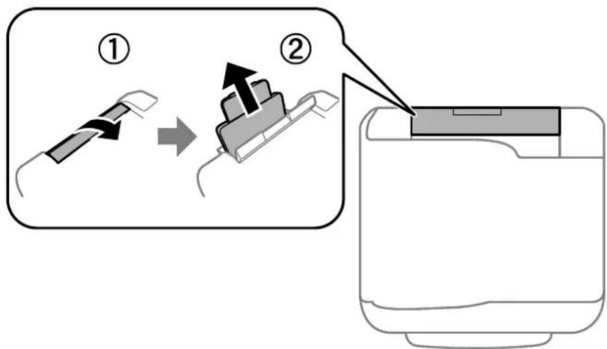 EPSON WF-6590DWF - Loading Paper in the Rear Paper Feed - 1